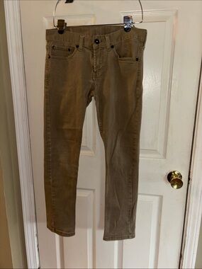 Bullhead khaki color Slim Straight jeans Pants size 30x30